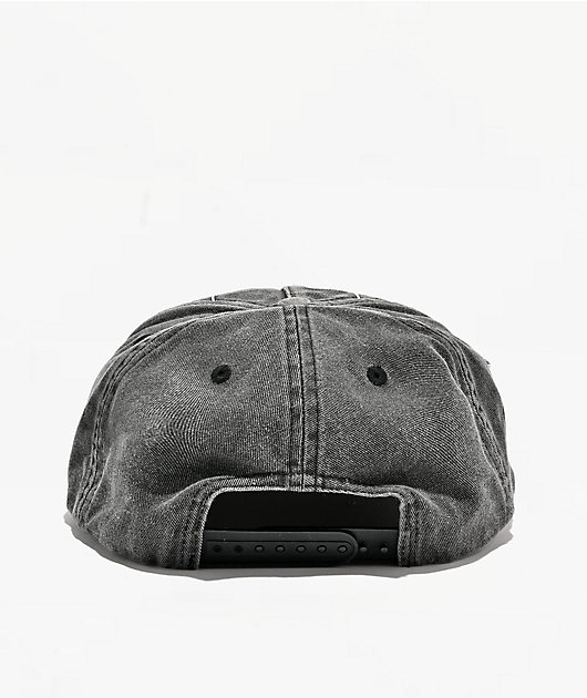 Learn To Forget Spiderweb Grey Snapback Hat