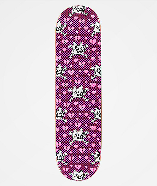 Teken een foto Umeki middelen Leon Karssen Skull Cat 8.25" Skateboard Deck
