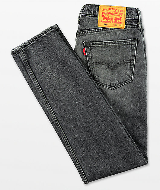levis black wash jeans