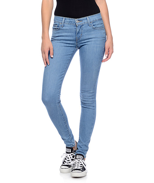 medium blue skinny jeans