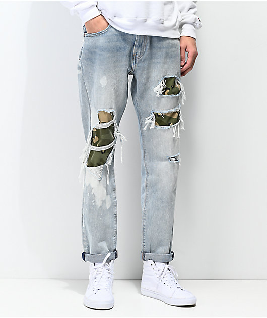 Levi's Hi-Ball Roll Shredded Jeans