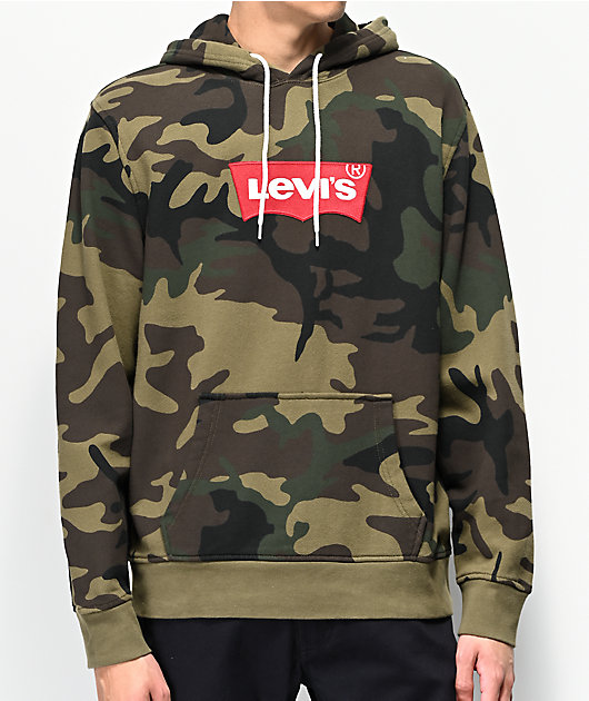 levis hoodie camouflage