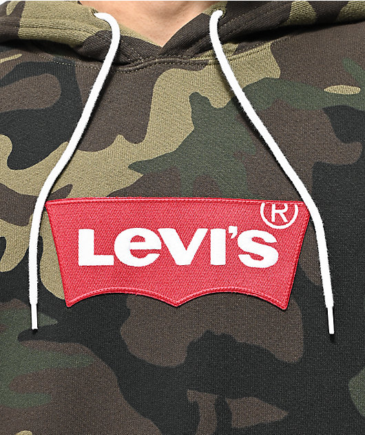 Levi's Modern Housemark con capucha de verde