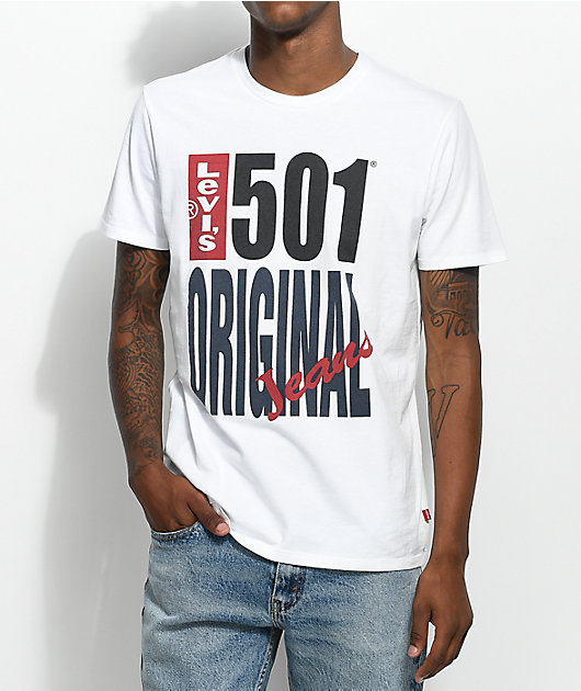 levis 501 t shirt online -