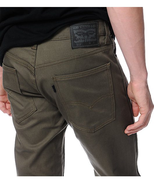 levis 513 green