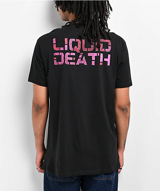 Liquid Death Electro Death Black T-Shirt