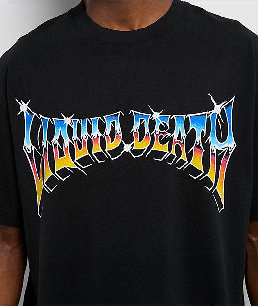 Liquid Death Swordface Black T-Shirt