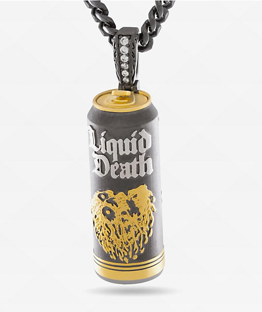 Liquid Death x King Ice Sparkling Water Can Necklace