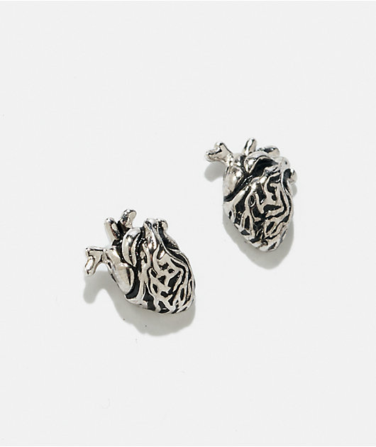 Little Rooms Chambers Silver Stud Earrings