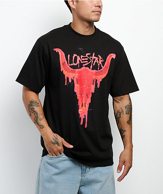 Lonestar by That Mexican OT Bull Black T-Shirt