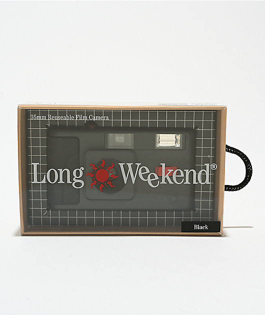 Long Weekend Black 35mm Reuseable Film Camera
