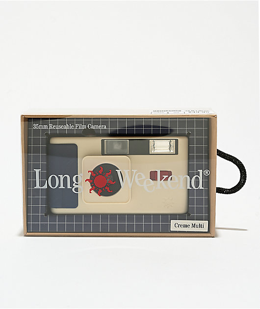 Long Weekend Creme Multi 35mm Reuseable Film Camera | Zumiez