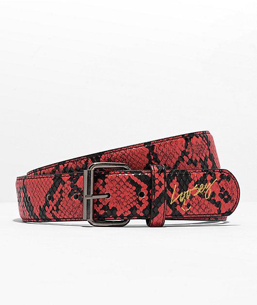 Loosey Snake Red Belt | Zumiez
