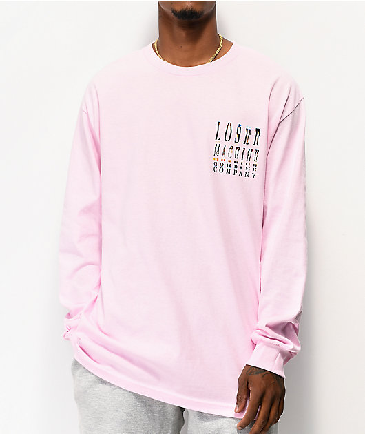Loser Machine Color Code Pink Long Sleeve T-Shirt