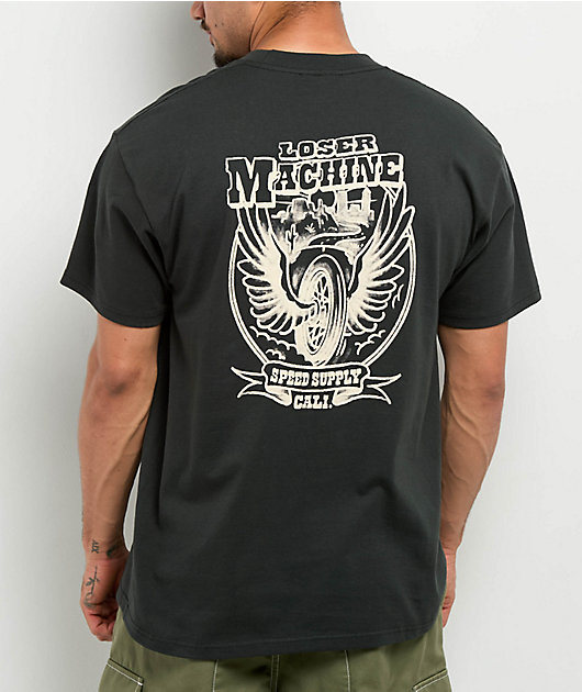 Loser Machine Desert Lands Stock Grey T-Shirt | Zumiez