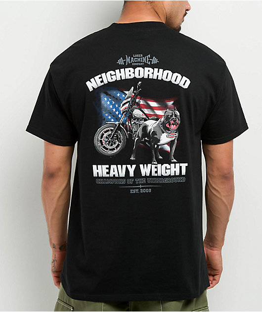 Loser Machine Tuff Ass Shit Stock Black T-Shirt | Zumiez