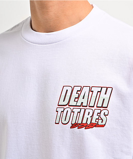 Lowered Lifestyle Death To Tires White T-Shirt