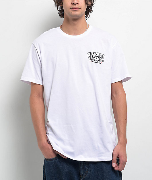 Lowered Lifestyle Street Legends Never Die White T-Shirt | Zumiez