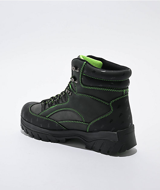 Lugz x Psychworld Ridgeline Black & Green Chukka Boots