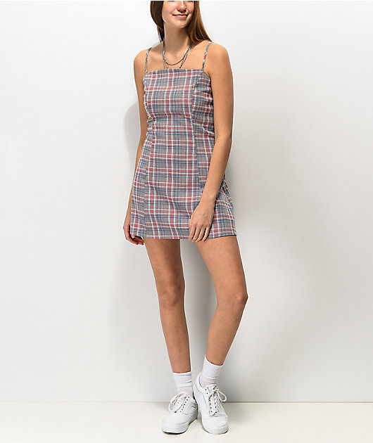 pink plaid dresses