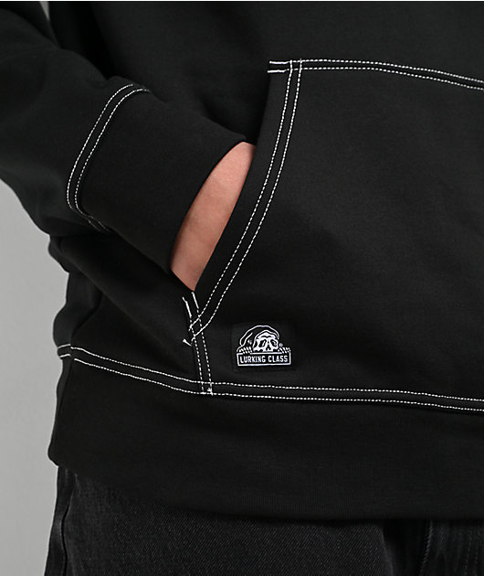 Lurking Class By Sketchy Tank Box Logo Black Hoodie | Zumiez