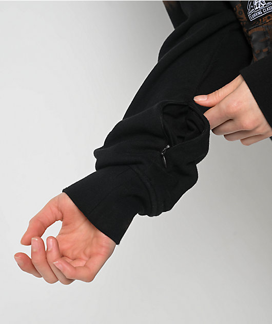 Lurking Class By Sketchy Tank Clarity Black Zip Hoodie