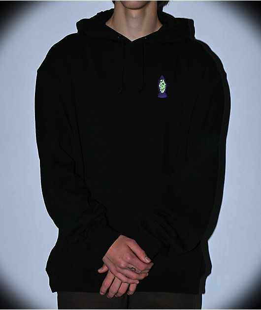 lurking class by sketchy tank fungus color black hoodie
