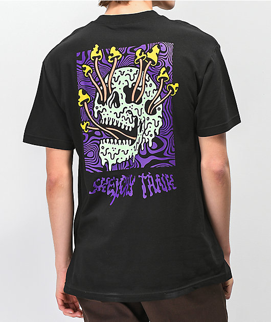 Lurking Class By Sketchy Tank Fungus Color camiseta negra