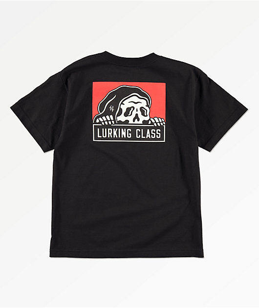Lurking Class By Sketchy Tank Kids Corpo Black T-Shirt