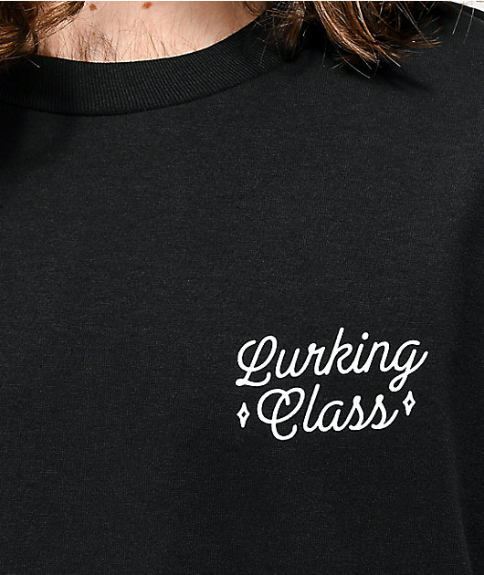 Lurking Class By Sketchy Tank Lurkers Black T-Shirt 