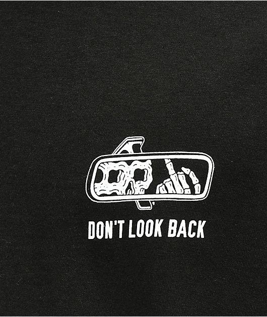 Lurking Class By Sketchy Tank Lurking Class Look Back Black T-Shirt