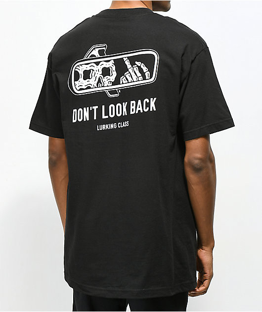 Lurking Class By Sketchy Tank Lurking Class Look Back Black T-Shirt