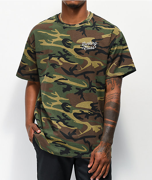 Lurking Class By Sketchy Tank No Surrender Camo T-Shirt