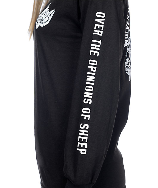Lurking Class By Sketchy Tank Opinions Black Long Sleeve T-Shirt
