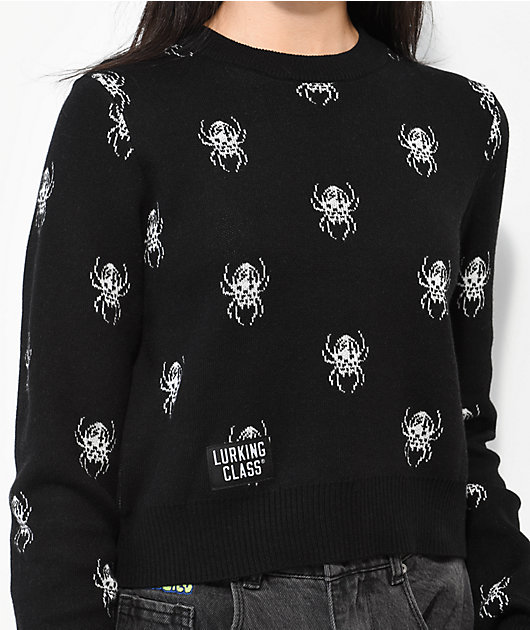 Lurking Class By Sketchy Tank Repeat Spider sudadera negra