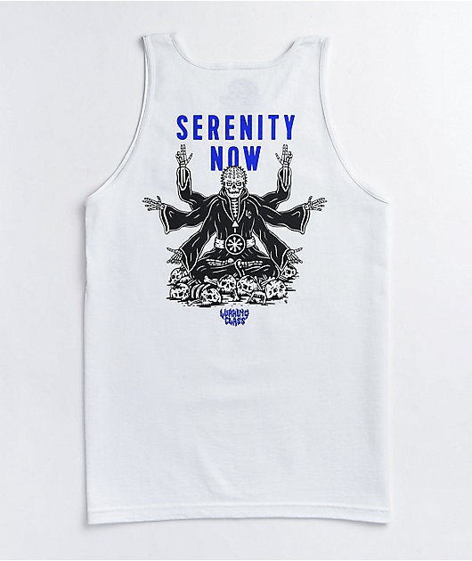 Lurking Class By Sketchy Tank Serenity White Tank Top
