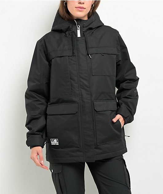 Lurking Class By Sketchy Tank Stay Sharp Black Snowboard Jacket
