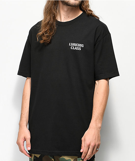 Lurking Class By Sketchy Tank Two Faced Black T-Shirt