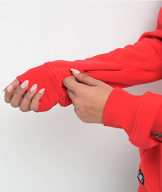 Lurking Class By Sketchy Tank Unchained Patched Red Zip