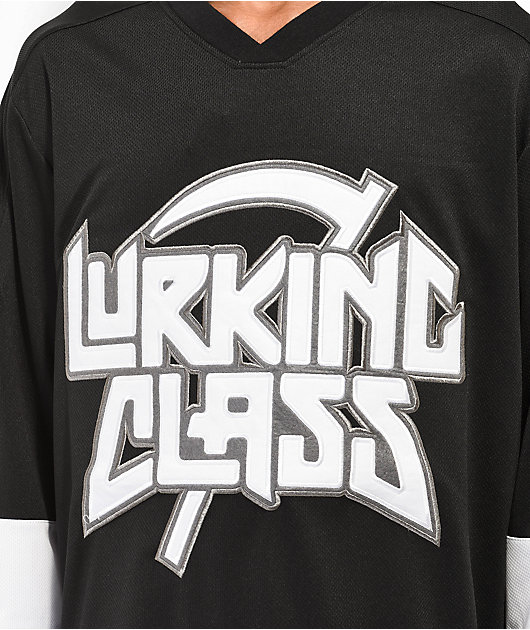 Lurking Class Thrash Hockey Jersey - Black S / Black