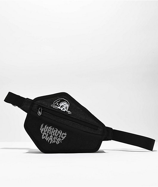 Black and white fanny pack sale