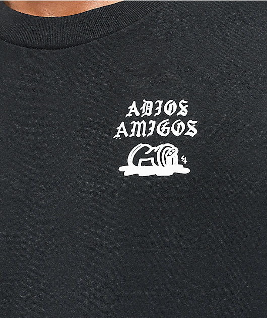 Lurking Class by Sketchy Tank Adios Icon Black T-Shirt