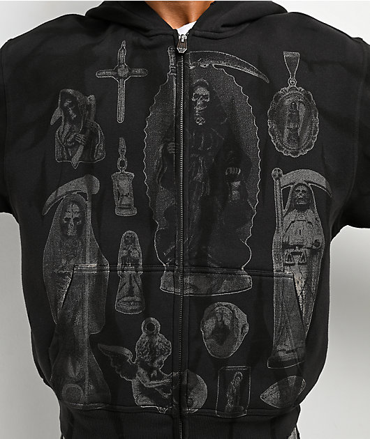 Lurking Class by Sketchy Tank Altar Black Zip Hoodie