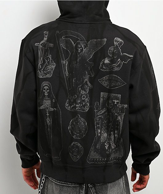 Lurking Class by Sketchy Tank Altar Black Zip Hoodie