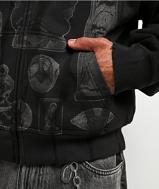 Lurking Class by Sketchy Tank Altar Black Zip Hoodie
