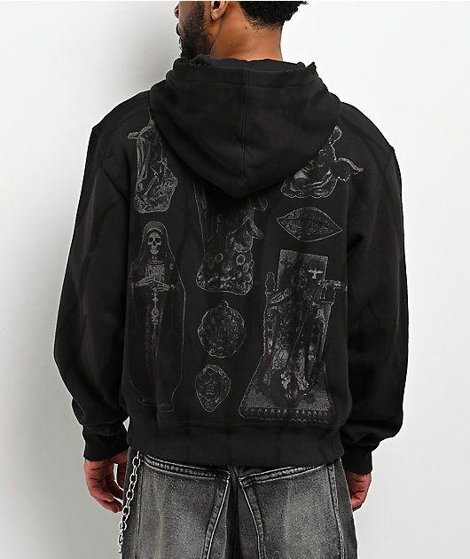 Lurking Class by Sketchy Tank Altar Black Zip Hoodie