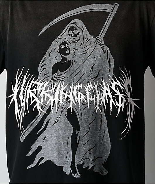 Lurking Class by Sketchy Tank Angel Of Death Black Wash Boxy T-Shirt