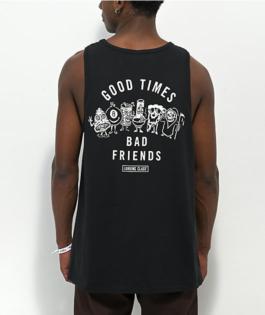 Lurking Class by Sketchy Tank Bad Friends Black Tank Top