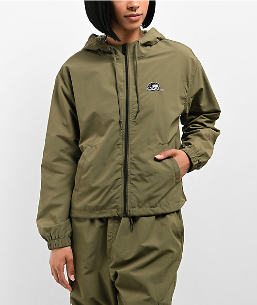 Lurking Class by Sketchy Tank Barbed Web Olive Zip Jacket | Zumiez