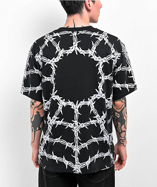 Lurking Class by Sketchy Tank Barbed Wire Black T-Shirt | Zumiez
